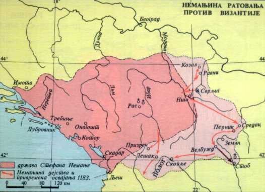 NEMANJA'S CAMPAIGNS AGAINST BYZANTIUM