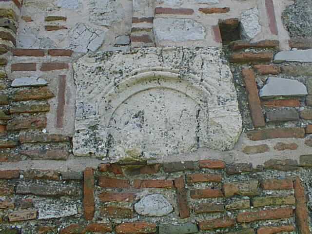 The Latin Church - Immured Roman grave stele
