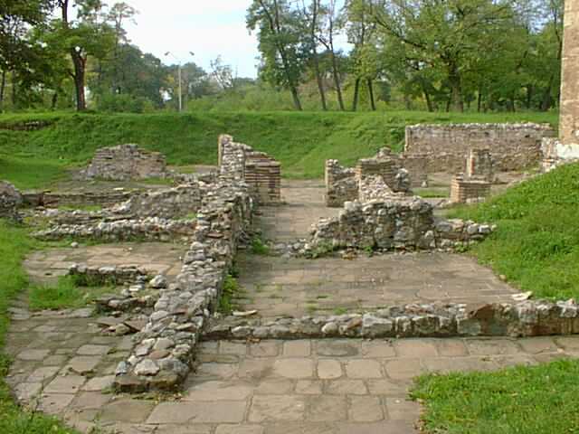 A street of the Byzantine Nis